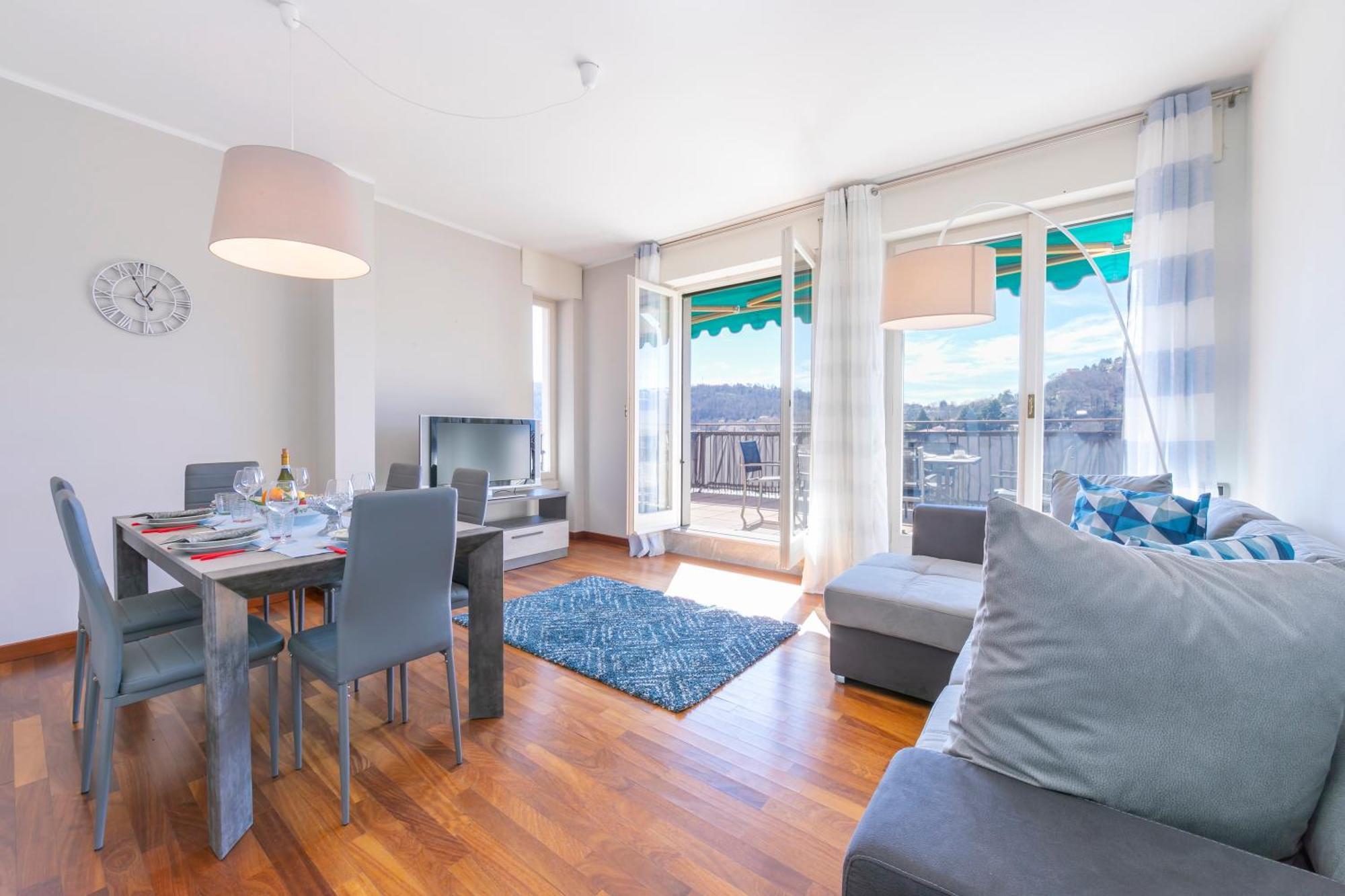 Appartamento Il Golfo Lake View - Happy Rentals Laveno Buitenkant foto